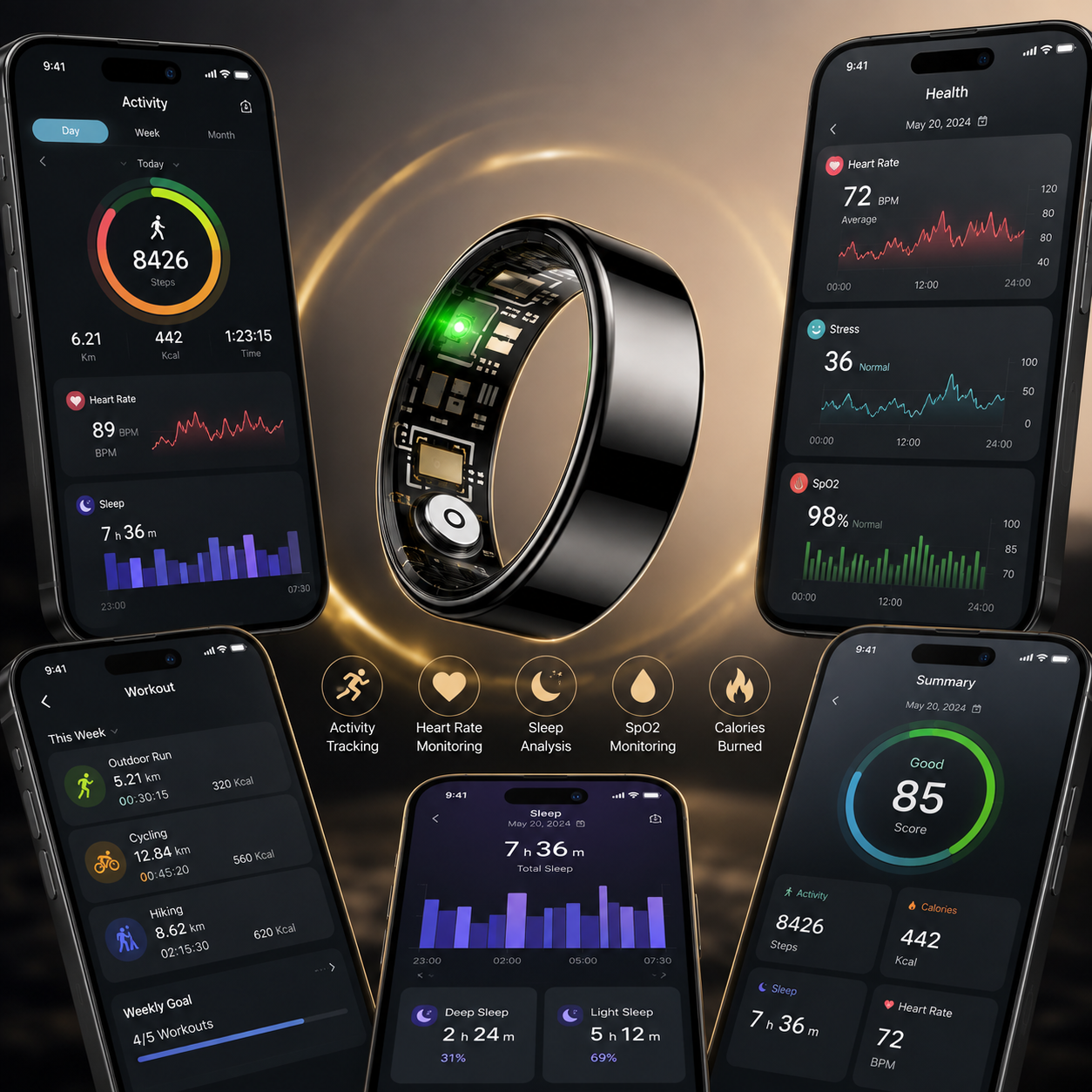 Anillo Fitness IA