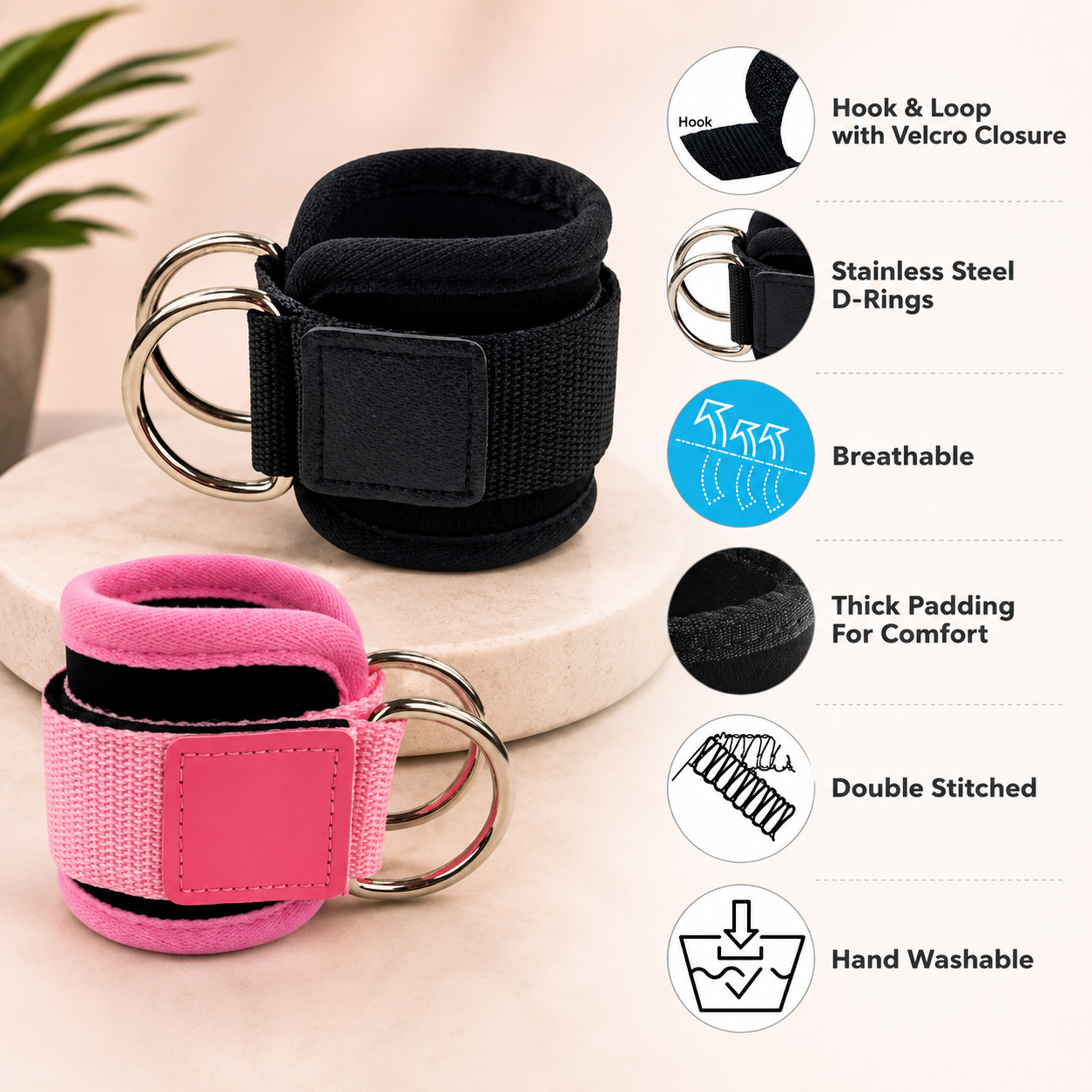 Tobillera Polea Premium