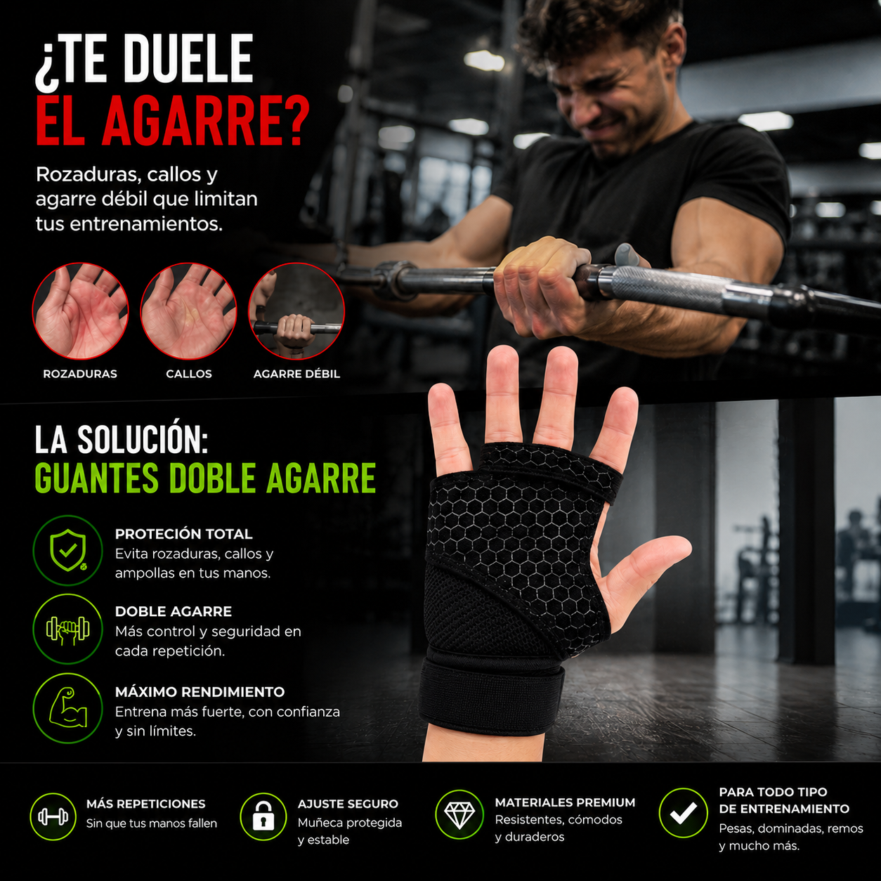 Guantes Doble Agarre